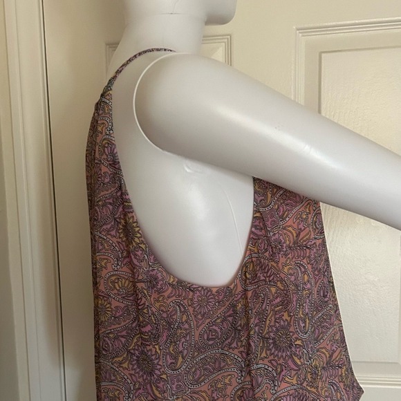 Ramy Brook Pink Paisley Print Knee-Length Dress Sleeveless  Mini Dres S - Picture 5 of 15